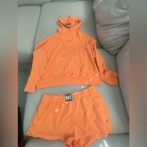 Nike hoodie and shorts